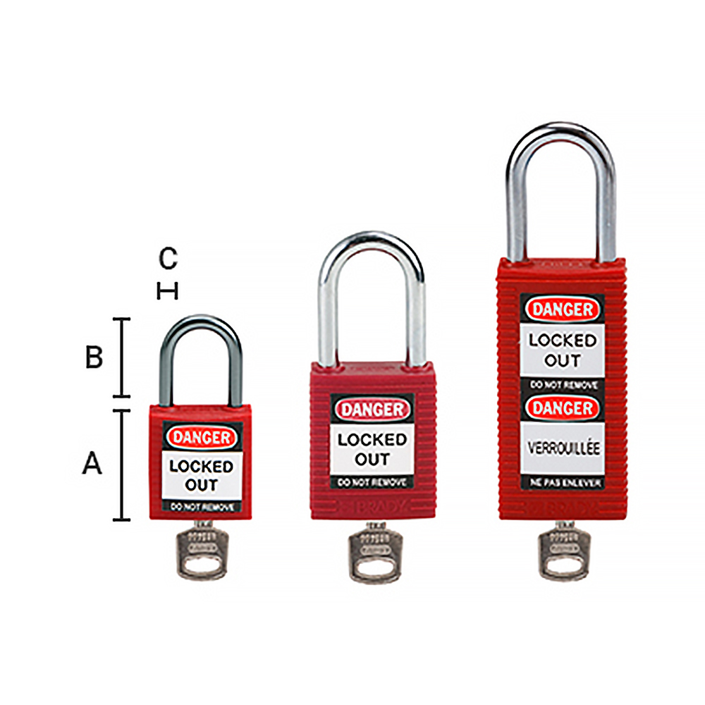 Brady Steel Lockout Padlocks from GME Supply